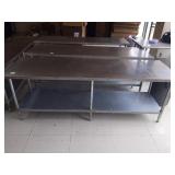 96" X 30" SS TABLE