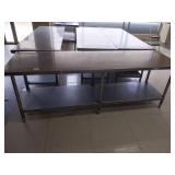 96" X 30" SS TABLE