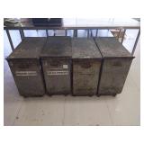 METAL INGREDIENT BINS