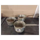 SAUCE POTS 6" X 4" DEEP