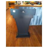 WOOD PODIUM 27" X 14" X 43"