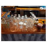 LOT ASSORTED GLASSES
