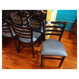 METAL FRAME CHAIRS CUSHIONED SEAT
