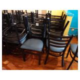 METAL FRAME CHAIRS CUSHIONED SEAT