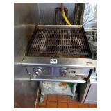 MIGALI 2 FT GAS CHAR GRILL WITH ROLLING STAND