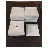 LOT 45 CAC SQUARE PLATES 9" X 9"