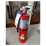 RED FIRE EXTINGUISHER