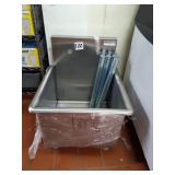 NEW 1 COMP SINK 21" X 21"