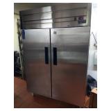 SELF CONTAINED SS 2 DOOR REACH IN FREEZER