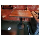 WOOD TOP METAL BASE TABLES 24