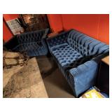 BLUE VELVET SOFAS 60" X 36"