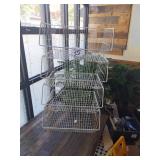 STACKABLE WIRE BASKETS