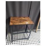 WOOD TOP METAL SHELF 24" X 16" X 29"