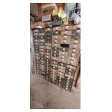 LOT STEEL DRAWERS INCLUDING CONTENTS