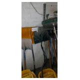 LOT BROOMS MOPS SNOW SHOVELS