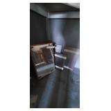 VANITY & PACK OF SHELVES