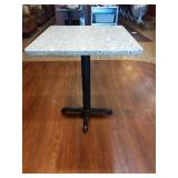 26" X 26" GRANITE TOP METAL BASE TABLES