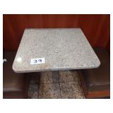 24" X 26" WALL MOUNTED GRANITE TOP TABLES