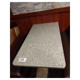 48" X 26" WALL MOUNTED GRANITE TOP TABLES