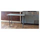 48" X 24" SS TABLE