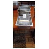 LOT 7 SS PANS 10" X 13" X 4"