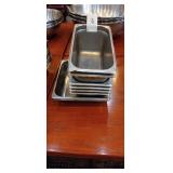 LOT 8 ASSORTED SS PANS