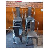 METAL STACKABLE CHAIRS