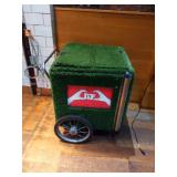 ROLLING ICE BIN 28" X 28" X 35"