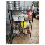 METRO RACK 36" X 18" SHELVES - NO CONTENTS