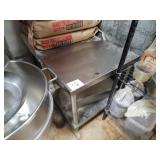 SS TABLE 36" X 24" X 24" TALL