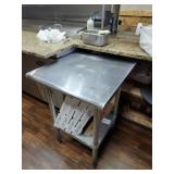 24" X 24" SS TABLE