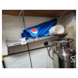 ALUMINUM SHELF 60" X 12"