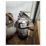 CHROME FIRE EXTINGUISHER