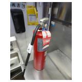 RED FIRE EXTINGUISHER