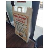 HARD PLASTIC SANDWICH MENU BOARD