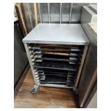 ROLLING HALF SIZE PAN RACK