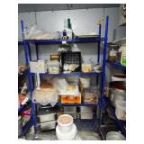 BLUE METRO RACKS 48" X 18" SHELVES - NO CONTENTS