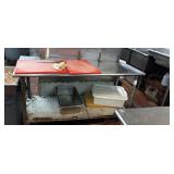 60" X 24" SS TABLE - NO CONTENTS