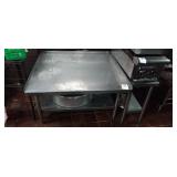 36" X 34" SS GRILL STAND - NO CONTENTS