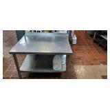36" X 30" SS TABLE - NO CONTENTS