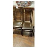 LADDER BACK CUSHION SEAT CHAIRS