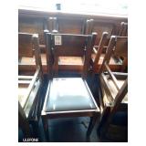 WOOD FRAME CHAIRS CUSHION SEATS