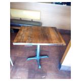 30" X 24" WOOD TOP TABLES
