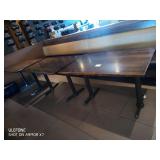 48" X 30" WOOD TOP 4 SEAT TABLES