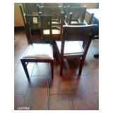 WOOD FRAME CUSHION SEAT CHAIRS