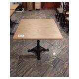 32" X 32" TABLES FORMICA TOP OLD FASHIONED BASE