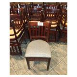 CHAIRS UPHOLSTERED SEAT CHERRY WOOD FRAME