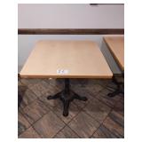 32" X 32" TABLES FORMICA TOP OLD FASHIONED BASE