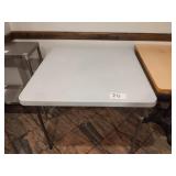 34" SQUARE PLASTIC FOLDING TABLES