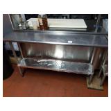 60" X 14" SS TABLES